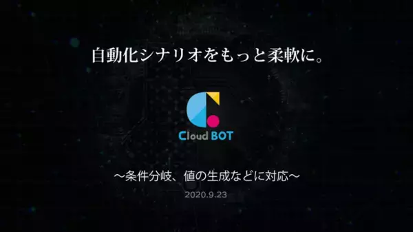 クラウド型RPA「クラウドBOT」、ノーコード機能を強化