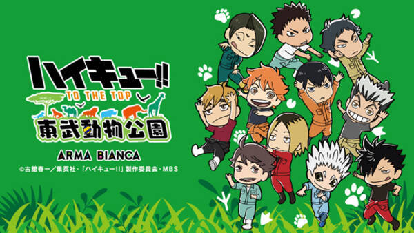 ハイキュー To The Top 東武動物公園 のちびキャラ 飼育係ver 商品6種の受注を開始 アニメ 漫画のコラボグッズを販売する Arma Bianca にて 年10月7日 エキサイトニュース