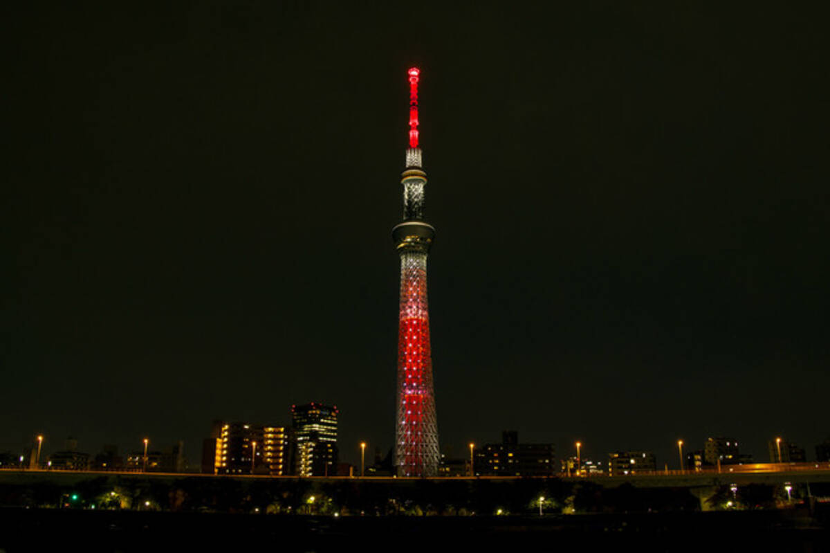 劇場版 鬼滅の刃 無限列車編 公開記念 東京スカイツリー R で特別ライティング点灯が決定 年10月12日 エキサイトニュース