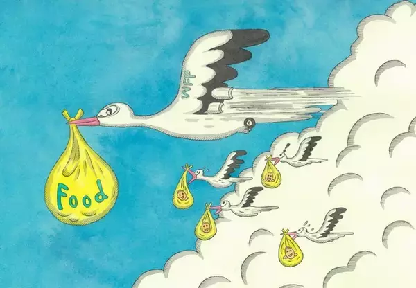 2020年ノーベル平和賞受賞！国連WFP協会主催 「本田亮SDGsユーモアイラスト原画展」好評につき会期延長