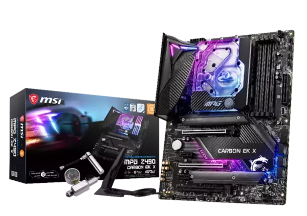 MSI初の水冷マザーボードが登場　「MPG Z490 CARBON EK X」発売