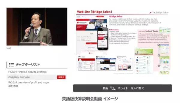 英語版決算説明会動画の作成において株式会社ビジョンとパートナー契約を締結