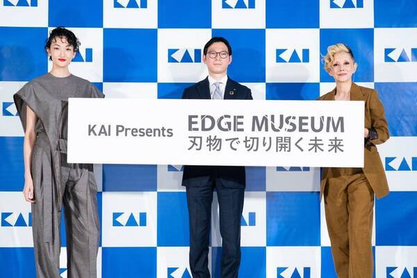 11月8日の いい刃の日 目前 総合刃物メーカーの貝印 夏木マリさん 冨永愛さんと未来の刃物の可能性を提案来春発売予定の 紙カミソリ Tm もお披露目 年11月5日 エキサイトニュース