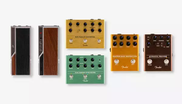 「フェンダーEFFECTS PEDAL シリーズに、プレイヤーのサウンドパレットに彩りを添える6種類の新製品を追加。」の画像