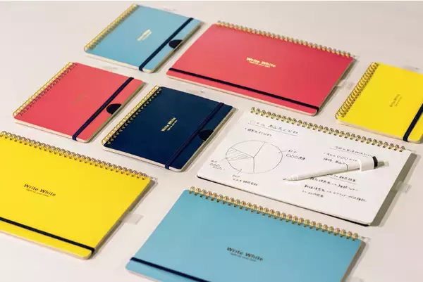 無限のアウトプットを可能にするノートタイプのホワイトボード『Write White』を発売！