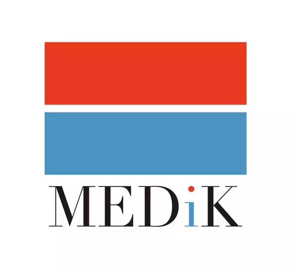 「赤×青 2021年に向けたMEDIK新プロジェクト第一弾！コーポレートロゴおよびタグラインを刷新。2020年11月16日（大安）より全く新しいクロスメディアコーポレートサイト公開へ。」の画像