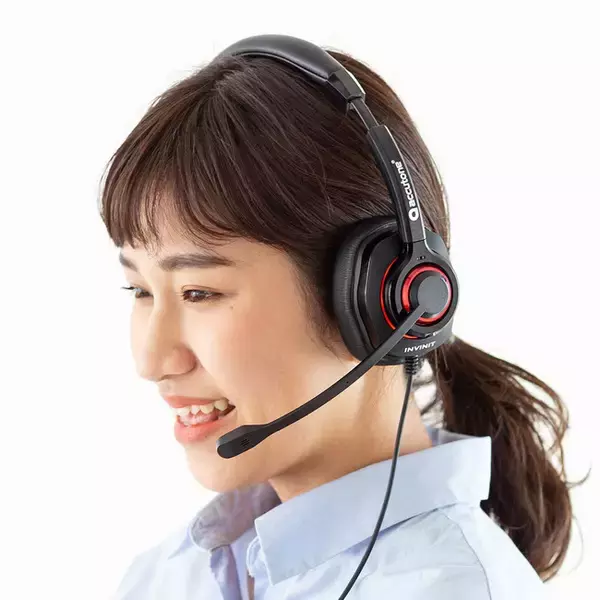 デュアルマイク内蔵、アクティブノイズキャンセリングマイク付きUSBヘッドセットを発売