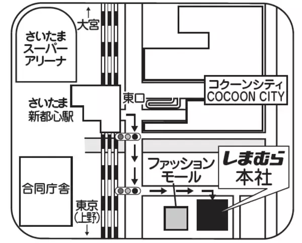 （株）しまむら　本社移転のお知らせ
