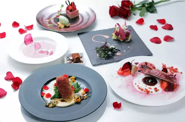 ウェスティンホテル仙台　大切な想いをローズに託すバレンタインディナーコース「ROSE DE L’AMOUR(ローズ ドゥ ラムール)」を発売