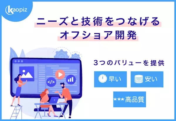 「【10%OFFキャンペーン実施中】カオピーズの「オフショア開発」で業務効率UPとコスト削減！」の画像