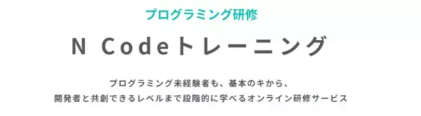 法人向けの「N予備校」式オンラインプログラミング研修「N Codeトレーニング」の提供を開始