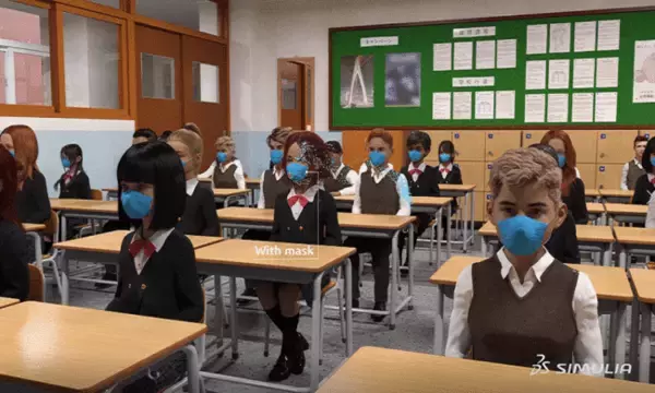 ダッソー・システムズ、パンデミックにおける学校再開に向け、SIMULIAを活用したシミュレーションを実施