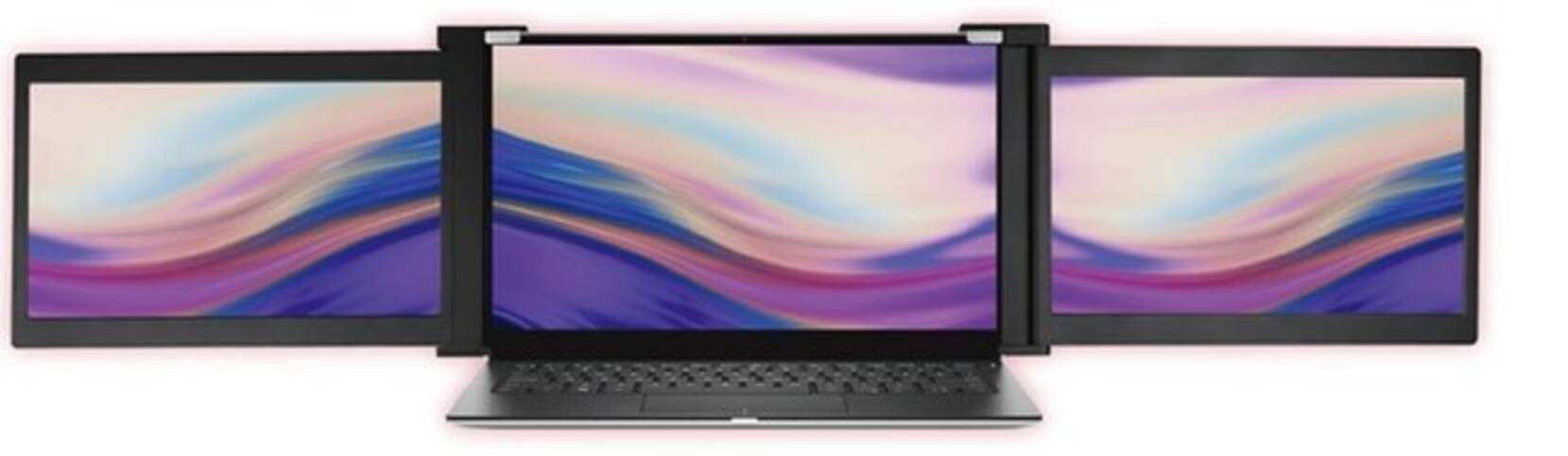 これ１台でノートパソコンが３画面に 持ち運びできるaqualモバイルデュアルディスレイ 11 6インチ X ２ を２月１日新発売 21年1月21日 エキサイトニュース