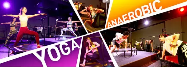 大人気暗闇トランポリン「jump one」日本初「トランポリンヨガ」&トランポリンと脂肪燃焼“HIIT”を組み合わせたjump one史上最強の脂肪燃焼プログラム「Anaerobic」同時リリース！