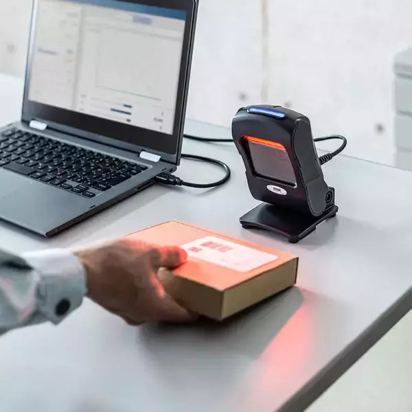 2次元コード＆1次元コードが読み取りできる有線バーコードリーダー2種類を発売