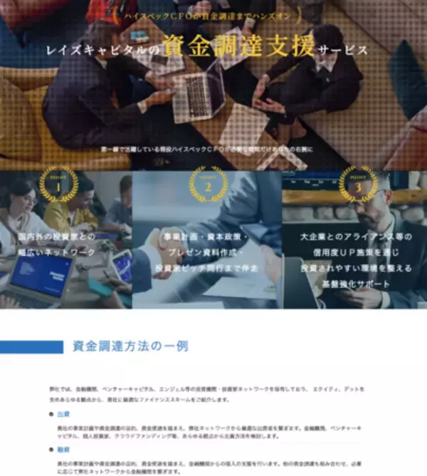 資金調達支援サービスを本格提供開始
