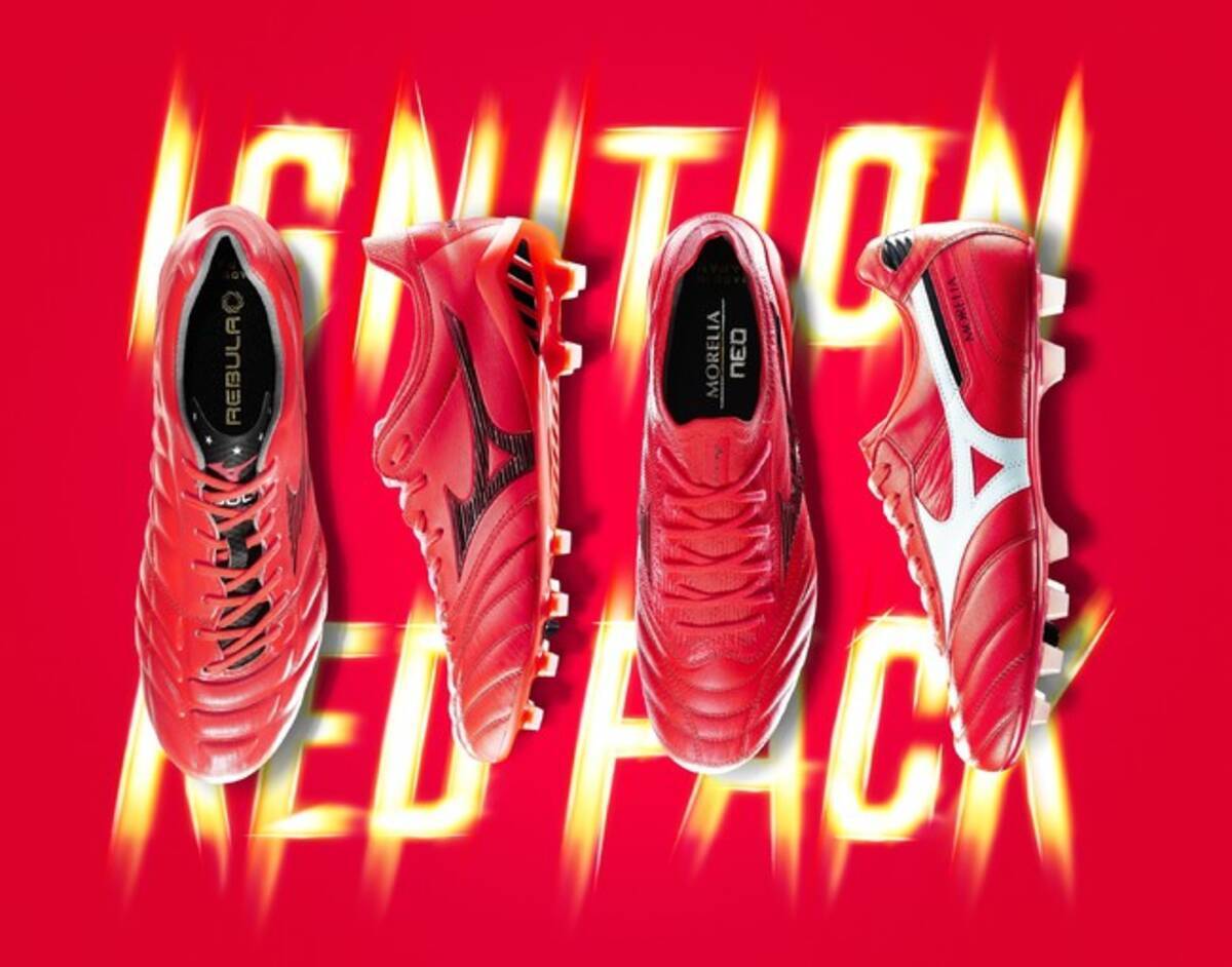 Rebula Cup Morelia Ii Morelia Neo Iiiのトップモデルから サッカーシューズ Ignition Red Pack 発売 21年2月5日 エキサイトニュース