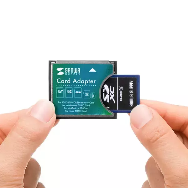 SDHC・SDXCカードをコンパクトフラッシュに変換できるアダプタを発売