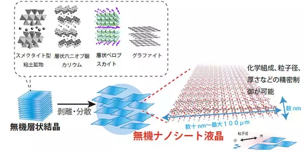 圧力検知で色が変わる！新素材「無機ナノシート構造色ゲル」を開発