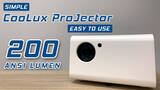 「徹底的に無駄な作業を省いた簡単シンプルモデル。CooLux プロジェクター 予約開始！」の画像1