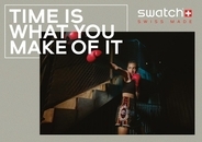 スウォッチが 「TIME IS WHAT YOU MAKE OF IT」 キャンペーンをスタート！