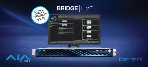AJA 社、BRIDGE LIVE ファームウェア v1.11 を発表