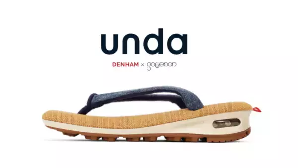 雪駄×スニーカー「unda-雲駄-」】DENHAMとの別注モデルを発表。goyemon 
