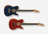 「アコースティックとエレキが融合した次世代ギター AMERICAN ACOUSTASONIC(R) TELECASTER(R) に新色「クリムゾンレッド」「スティールブルー」が登場！4月30日より国内販売を開始」の画像1
