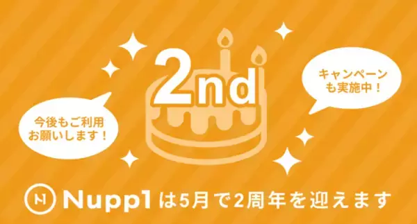 コロナ禍で注目を集める「次世代型フィットネスアプリ」で話題のフィットネススタートアップ「Nupp1（ナップワン）」が２周年目を迎えました