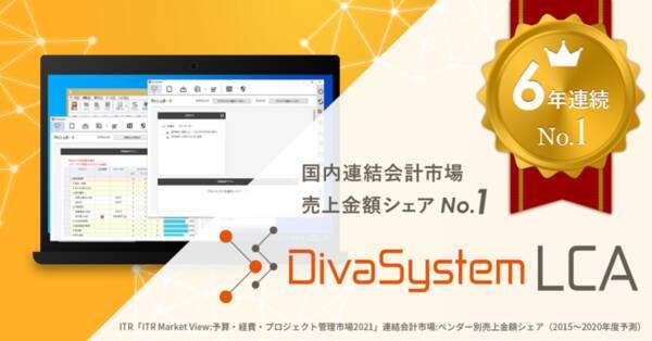 ディーバの連結会計システム Divasystem Lca が6年連続で国内連結会計市場1位を獲得 Itrの市場調査レポートによる 2021年5月26日 エキサイトニュース
