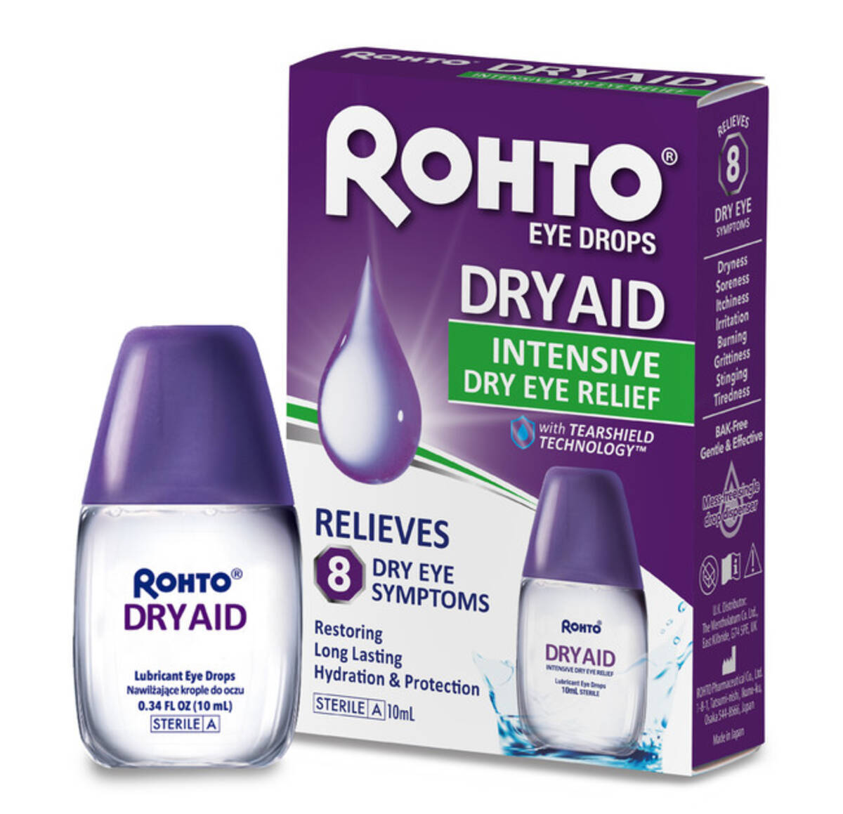 イギリス ポーランドにて ドライアイに特化したrohto Dry Aid発売開始 21年5月31日 エキサイトニュース