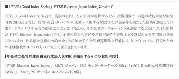 すかいらーくグループ Esg指数 Ftse4good Index Series Ftse Blossom Japan Index 構成銘柄に初選定 2021年6月14日 エキサイトニュース