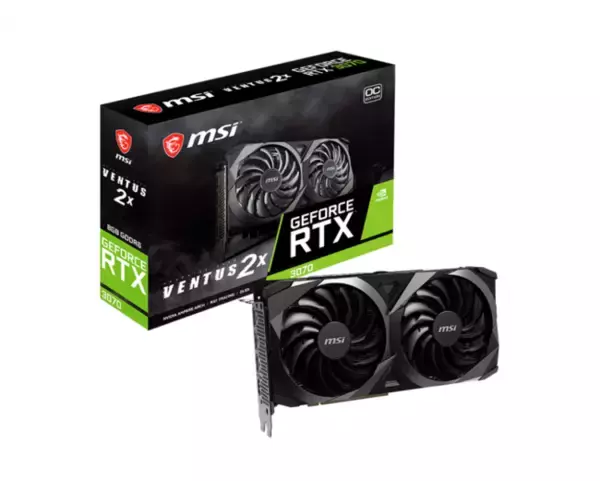 MSI、NVIDIA(R) GeForce RTX(TM) 3070を搭載したグラフィックスカード「GeForce RTX(TM) 3070 VENTUS 2X 8G OC LHR」を発売