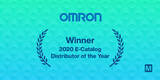 「マウザー・エレクトロニクス、Omron Electronic Componentsから「2020年度E-カタログ・ディストリビュータ・オブ・ザ・イヤー」を受賞」の画像1