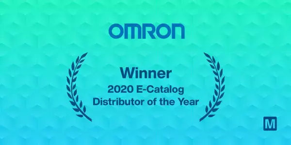 マウザー・エレクトロニクス、Omron Electronic Componentsから「2020年度E-カタログ・ディストリビュータ・オブ・ザ・イヤー」を受賞