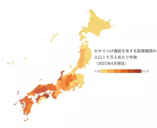 スクエル　地域のかかりつけ機能の今　かかりつけ医充実度ランキング