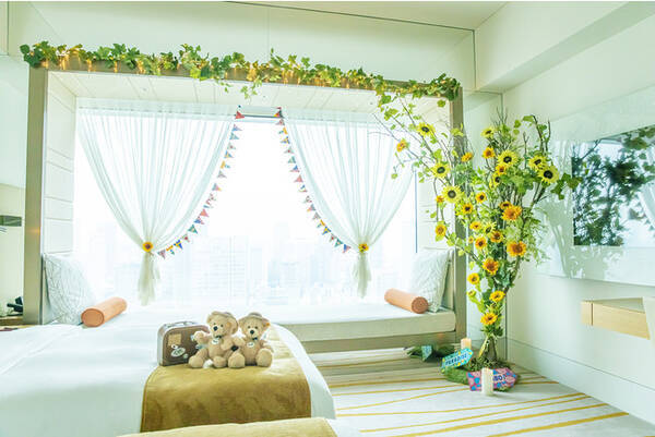 ザ プリンスギャラリー 東京紀尾井町 麦わら帽子をかぶったテディベアとひまわりのデコレーションルームで楽しむ サマーキャンプ 体験プランを販売 21年7月12日 エキサイトニュース