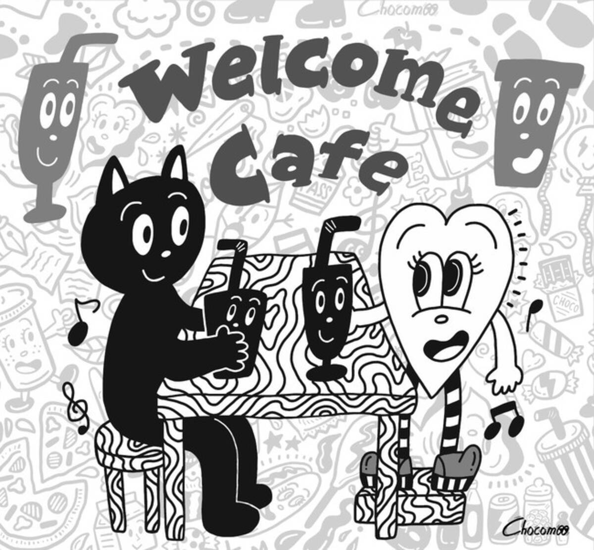 ロフト イラストレーターchocomoo チョコムー さん初のコラボカフェ Welcome Cafe By Chocomoo オリジナルドリンクやグッズも販売 銀座ロフト 21年7月14日 エキサイトニュース