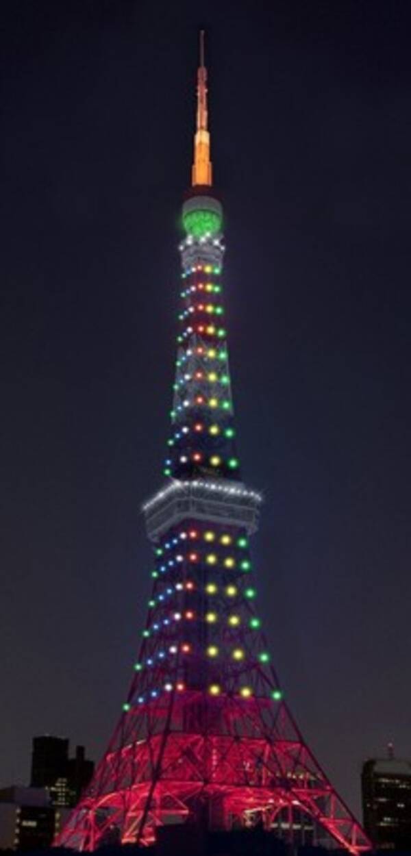 東京タワー 東京に集まるアスリートを歓迎 祝福し 7月22日 木 祝 と23日 金 祝 の2日間 特別ライトアップを点灯します 21年7月日 エキサイトニュース