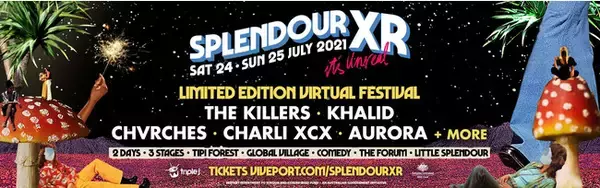 VIVEPORTで世界初の没入型デジタル音楽フェス「Splendour XR（スプレンダーXR）」を100名様まで最大25％割引の特別価格で視聴可能！