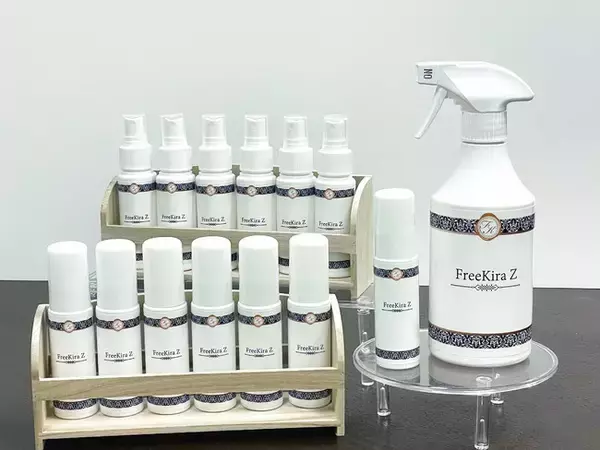 エレガントでラグジュアリーな除菌・消臭水「フリーキラZ “Blanc（ブラン）”」限定発売！！