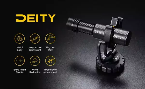 【新発売】Deity V-Mic D4 Mini マイクロフォン新登場