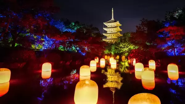 「チームラボ 東寺 光の祭 - TOKIO インカラミ」本日８月６日（金）オープン。創建から約1200年の世界遺産・東寺をインタラクティブなアート空間に。
