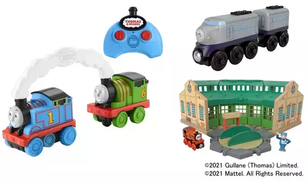 リモコンでトーマスたちを自由自在に走らせて遊べる「きかんしゃトーマス レース アンド チェイス トーマス」8月下旬発売