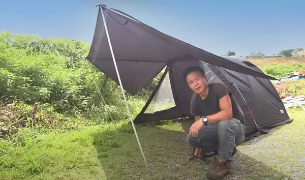 YouTuber尾上祐一郎氏プロデュースのテントが遂に完成