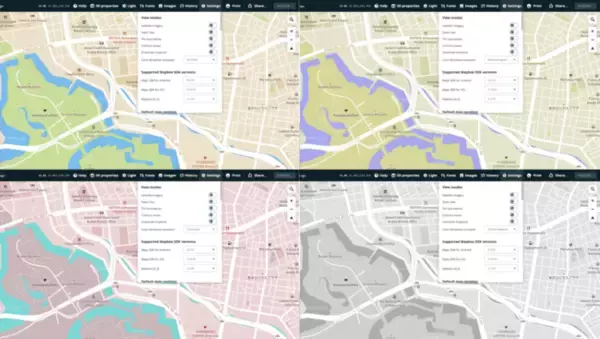 地図デザインツールMapbox Studioに「色覚多様性シミュレーター」機能を追加