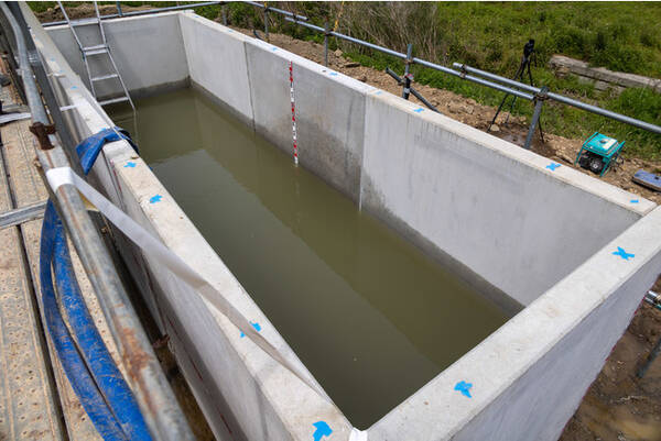 水害対策 塀のねっこ プレキャストコンクリート塀による浸水防止塀実験の実施 2021年9月2日 エキサイトニュース