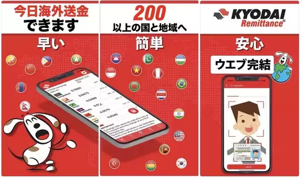 海外送金用アプリ「KyodaiApp」での便利な送金履歴の発行機能追加のお知らせ