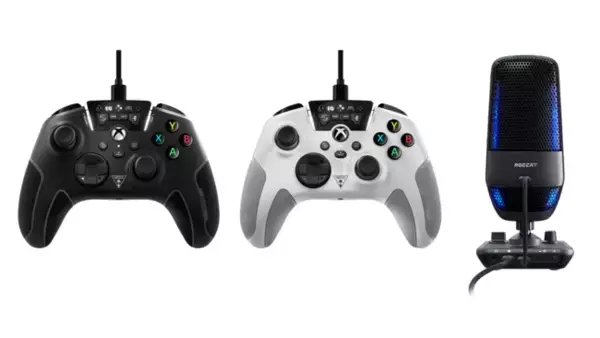 Xboxライセンス取得の有線ゲームコントローラーTurtle Beach「Recon Controller」とROCCATのストリーミングマイク「Torch」の販売を開始