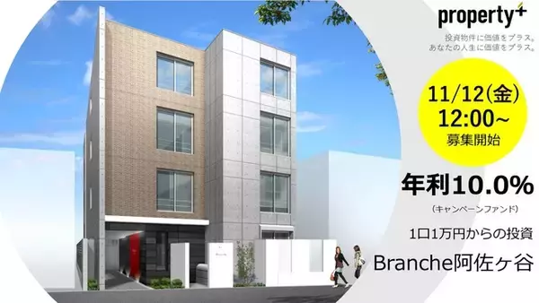 年利10.0％「Branche阿佐ヶ谷ファンド6」不動産クラウドファンディングによる募集開始